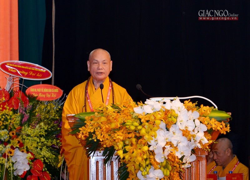 DIỄN VĂN KHAI MẠC Đại hội Đại biểu Phật giáo toàn quốc lần thứ VIII