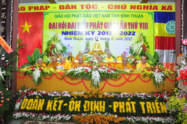 Bình Thuận: Đại hội Đại biểu Phật giáo lần thứ VIII nhiệm kỳ 2017 - 2022