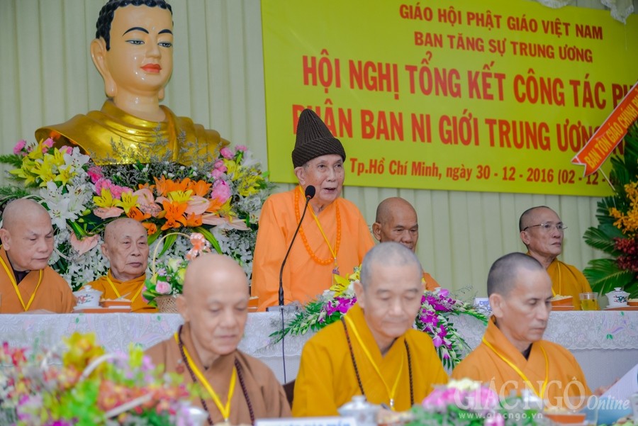 Phân ban Ni giới T.Ư tổng kết công tác Phật sự 2016