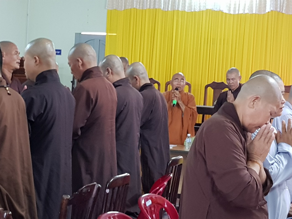 Phật Giáo Long Điền: Họp Tổng Kết Công Tác Phật Sự Năm 2018