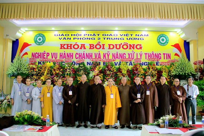 Phật Giáo Bà Rịa Vũng Tàu Tham Gia khóa bồi dưỡng Nghiệp vụ hành chính và Kỹ năng Xử lý Thông tin khu vực Đông Nam Bộ và Tây Nguyên