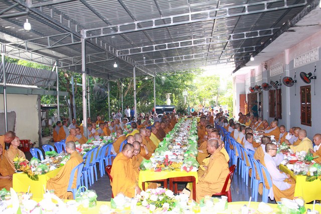 Phật Giáo Long Điền: Chùa Thiện Quang tổ chức Lễ Vu Lan và cúng dường trai tăng