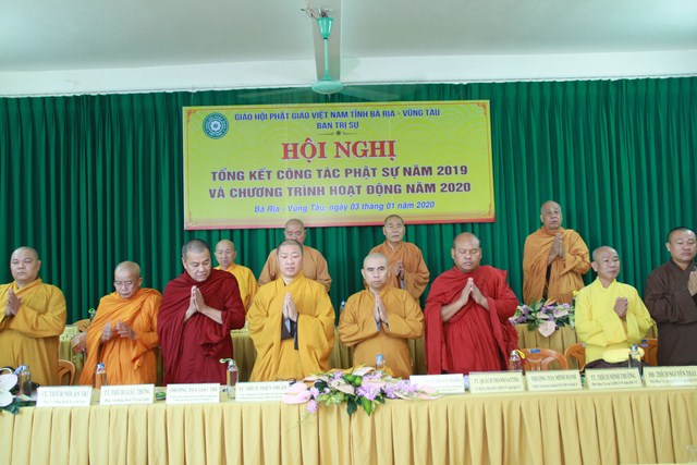 Phật Giáo BR-VT: Hội Nghị Tổng Kết Phật Sự năm 2019 - Chương Trình Hoạt Động Phật Sự năm 2020