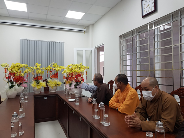 Phật giáo Long Điền: Chùm ảnh chúc Tết Nhâm Dần (2022) của BTS GHPGVN huyện Long Điền