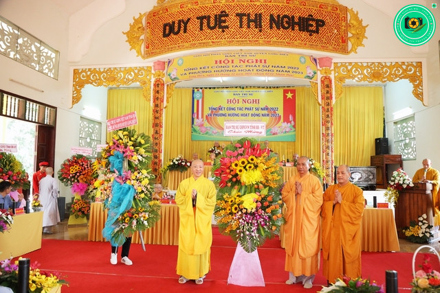 Phật giáo Long Điền: Hội nghị tổng kết Phật sự năm 2022