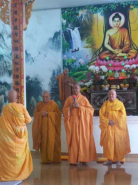 Phật giáo Long Điền: Ban Thiền Chủ Hạ Trường Khuyến Tấn Hành giả An cư