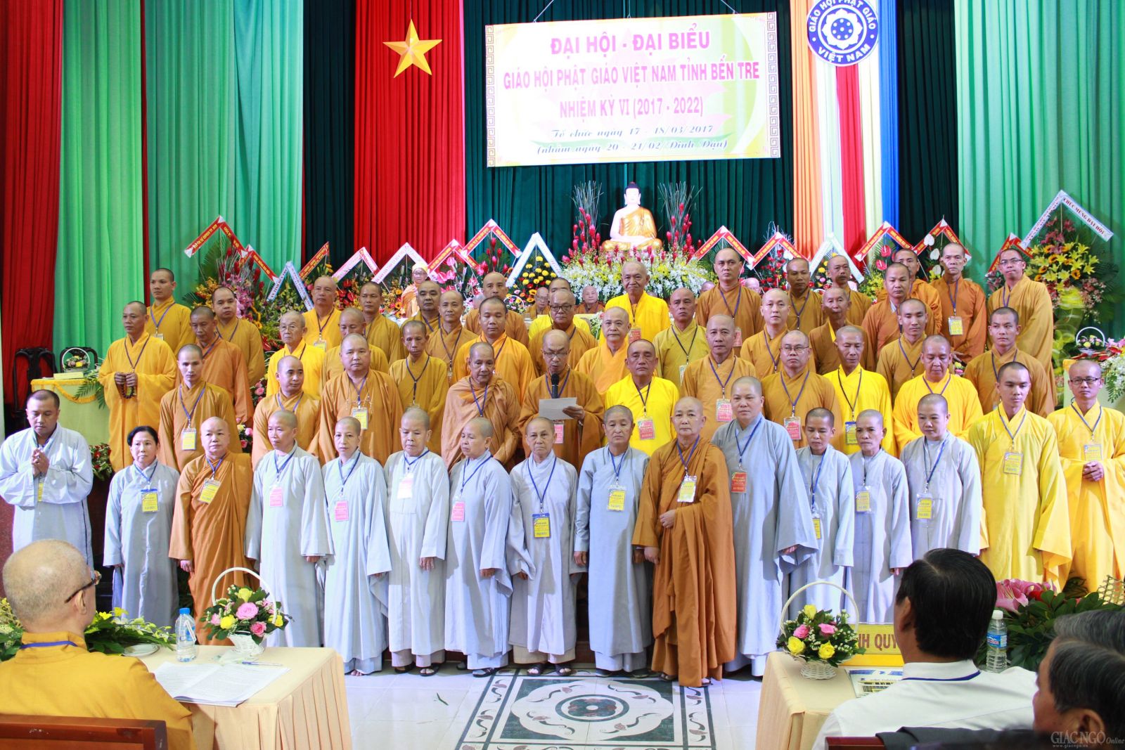 Bến Tre: Đại Hội Đại Biểu Phật Giáo Lần thứ VI (2017-2022)