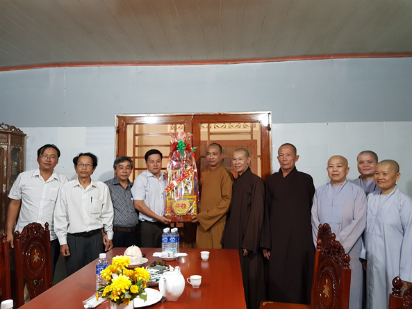 Lãnh Đạo Chính Quyền Tỉnh BR-VT Chúc Tết Phật Giáo Huyện Long Điền