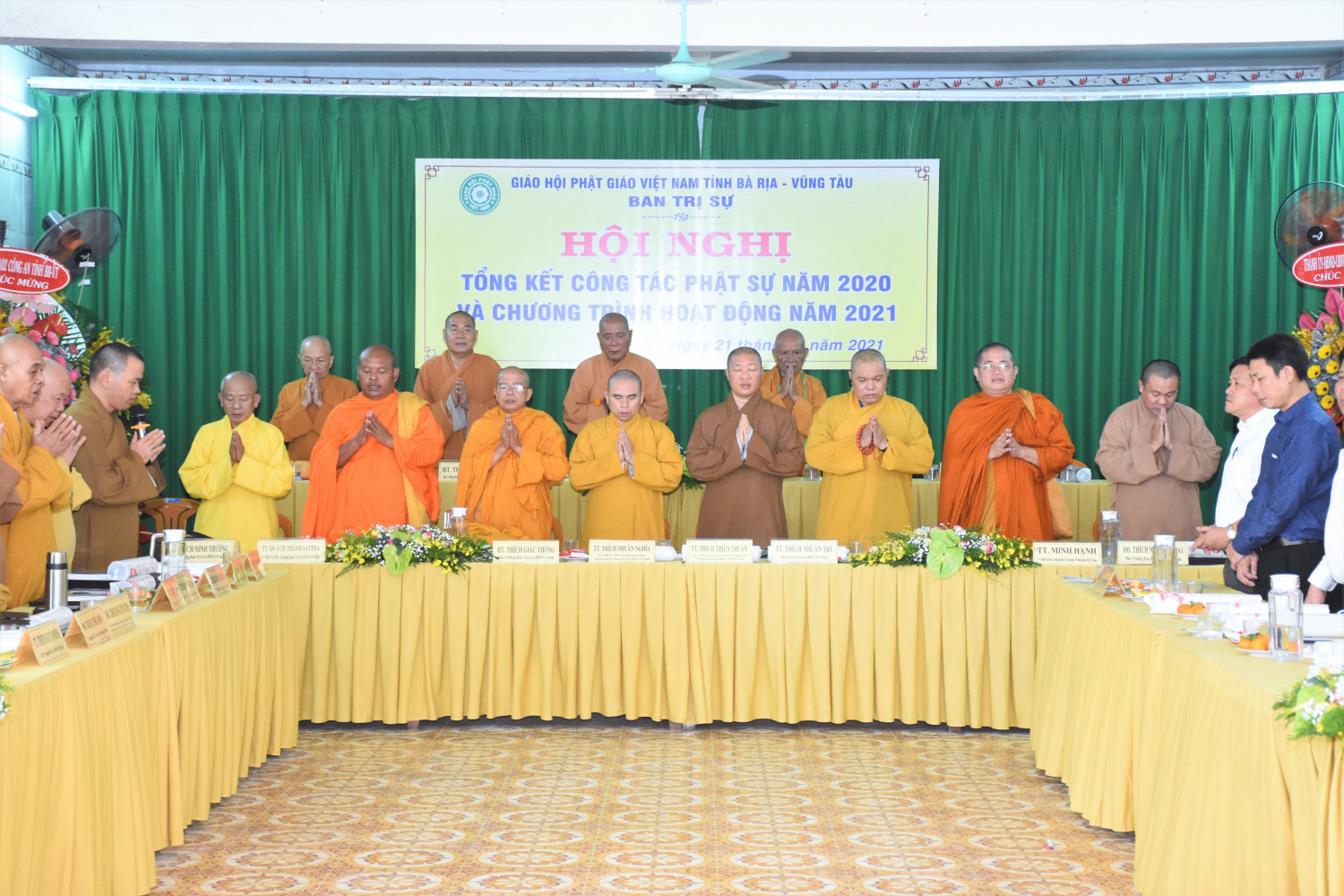 Phật Giáo Bà Rịa - Vũng Tàu: Hội nghị Tổng kết Công Tác Phật Sự năm 2020
