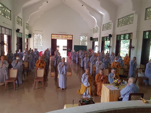 Phật Giáo Long Điền: Phân ban Ni giới tỉnh về giảng Trường hạ Thiên Bửu Tháp