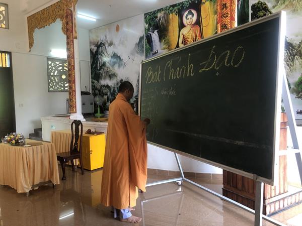 ACKH Phật giáo Long Điền: Thượng Tọa Thích Tâm Pháp - Trưởng Ban BTS GHPGVN huyện Long Điền chia sẻ kinh nghiệm tu tập